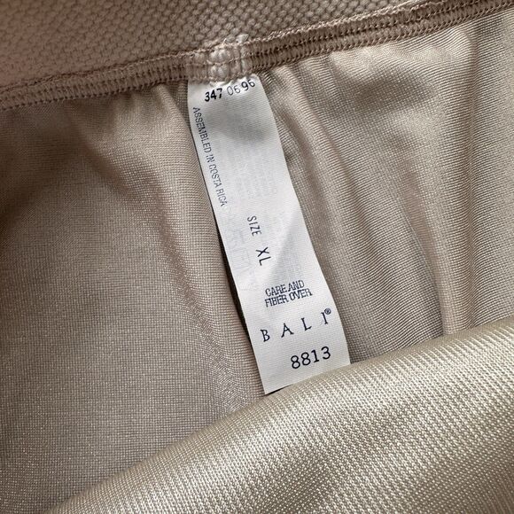 Vintage Bali Moderate Tummy Control Shape Wear High Cut Brief Nude Sz XL - Picture 4 of 5